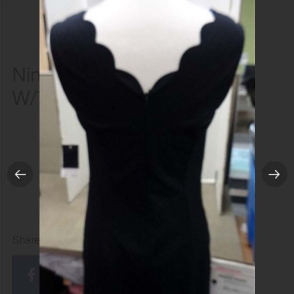 NWT Nine West Black Dress - Picture 3 of 5